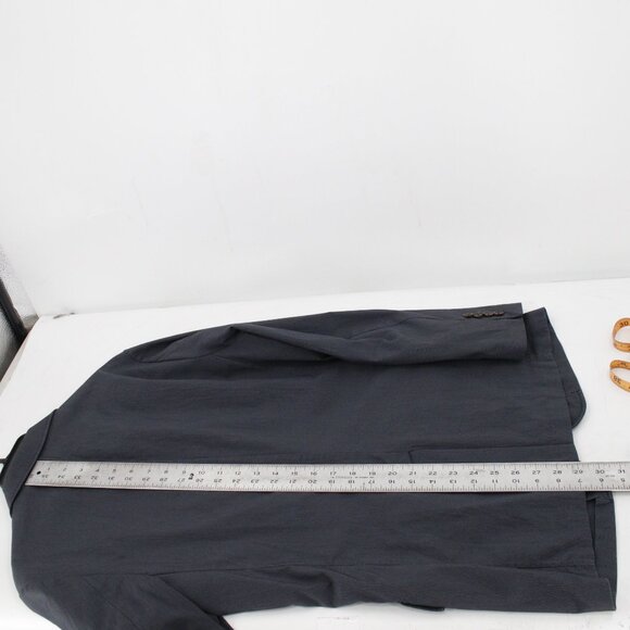 J crew sport coat Mens small Unstructured Cotton Twill Microstripe Blazer Jacket - Picture 7 of 16